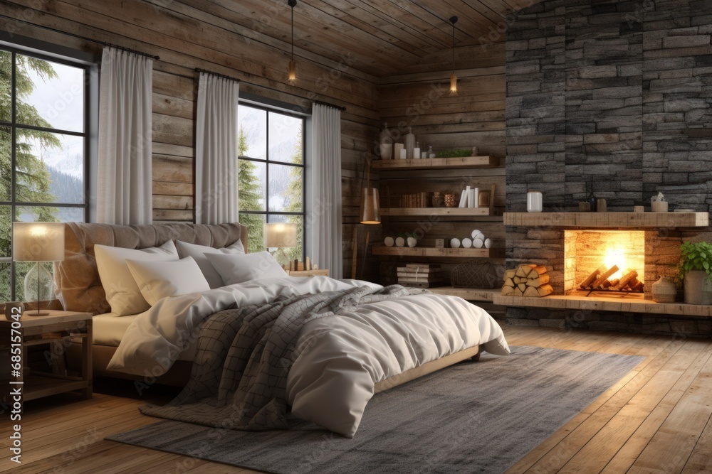 bed room with fireplace bed room with fireplace