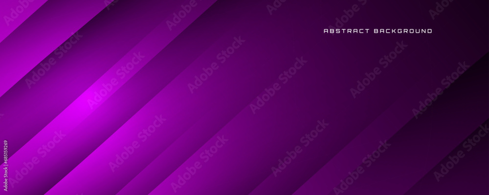 3D purple geometric abstract background overlap layer on dark space with diagonal slices shape decoration. Modern graphic design element cutout style concept for banner, flyer, card, or brochure cover 3D purple geometric abstract background overlap layer on dark space with diagonal slices shape decoration. Modern graphic design element cutout style concept for banner, flyer, card, or brochure cover