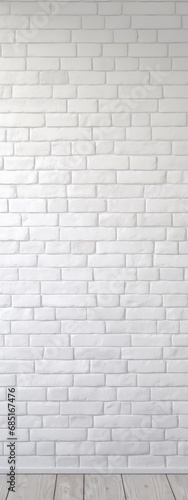 白いレンガでできた壁面