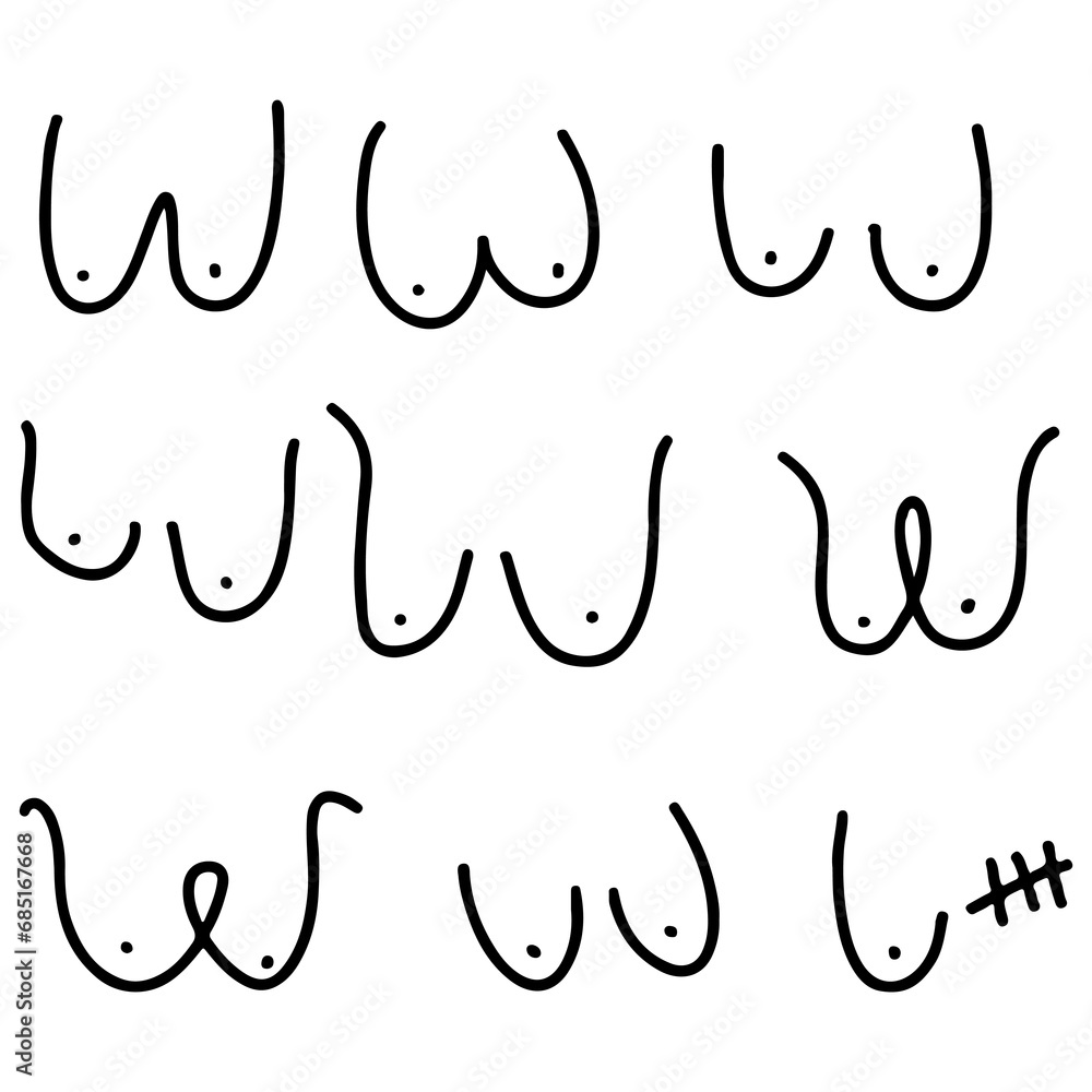 vector illustration. Women's breasts. Diseases. urology vector illustration. Women's breasts. Diseases. urology