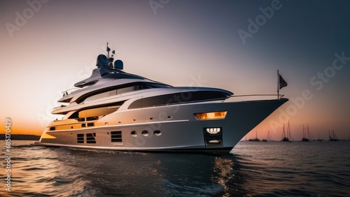 Beautiful luxurious yacht © Darya