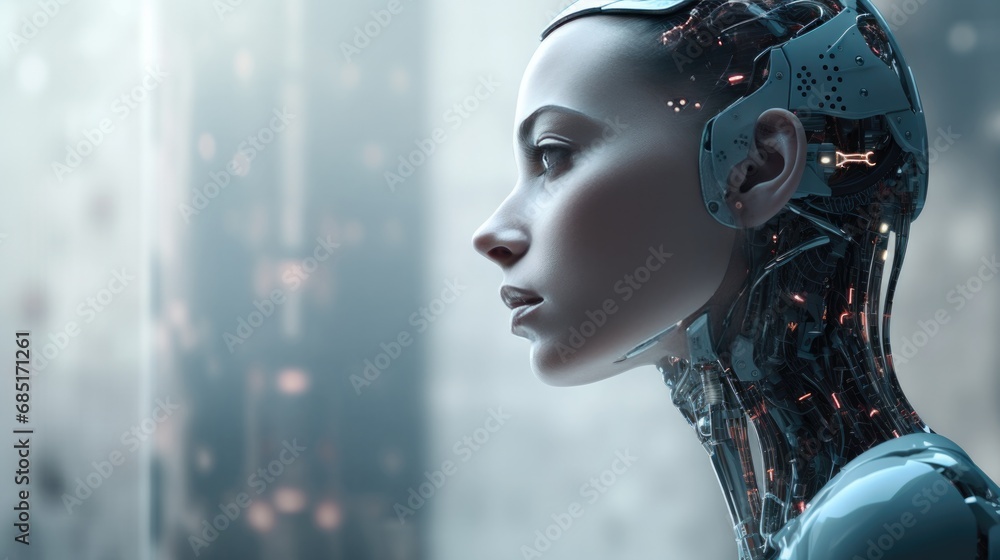 robot humam Artificial Intelligence android thinking robot humam Artificial Intelligence android thinking