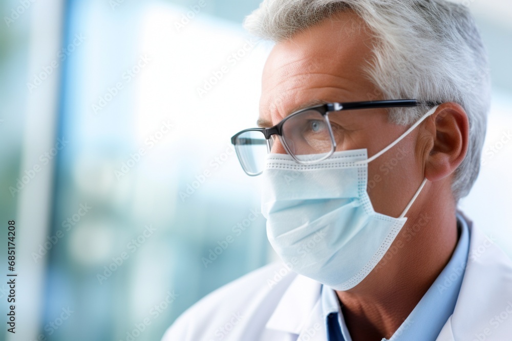 A Man Wearing a Face Mask and Glasses A Man Wearing a Face Mask and Glasses