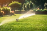 lawn sprinkler system smooth lawn