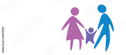 silhouette, sagome, famiglia, bambini, infanzia