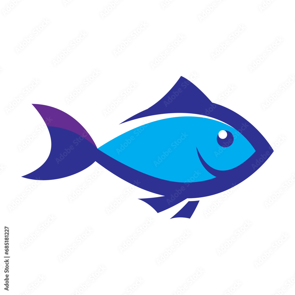 Obraz premium Fish logo images illustration