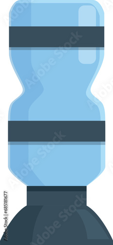 Plastic drinker icon cartoon vector. Pet care animal. Zoo store accessories
