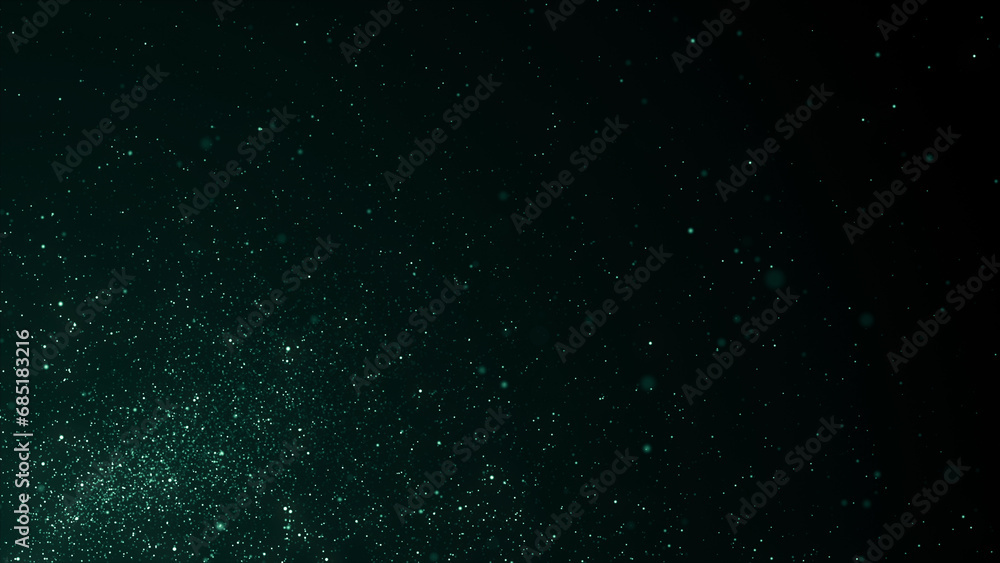 Obraz premium Particles bokeh abstract event game trailer titles cinematic openers digital technology concert background