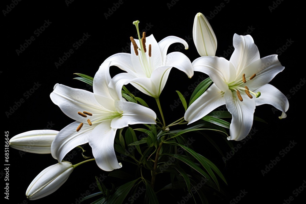 Fototapeta premium white lilies