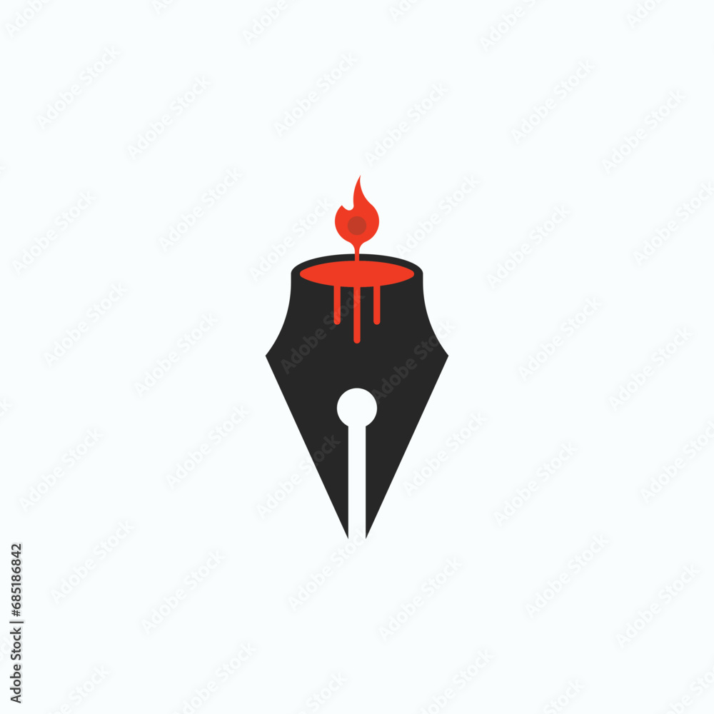 Paint brush logo design vector. Simple concept painting logo template. Paint brush logo design vector. Simple concept painting logo template.