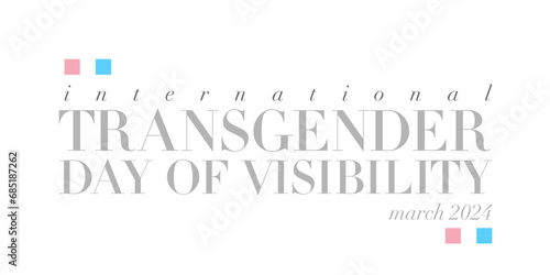 Design for international transgender day