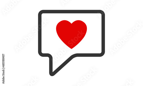 Heart dating logo