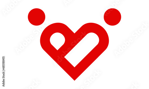 Heart dating logo