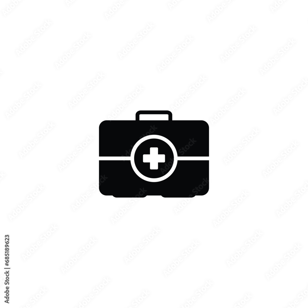 first aid kit icon vector for web site Computer and mobile app first aid kit icon vector for web site Computer and mobile app