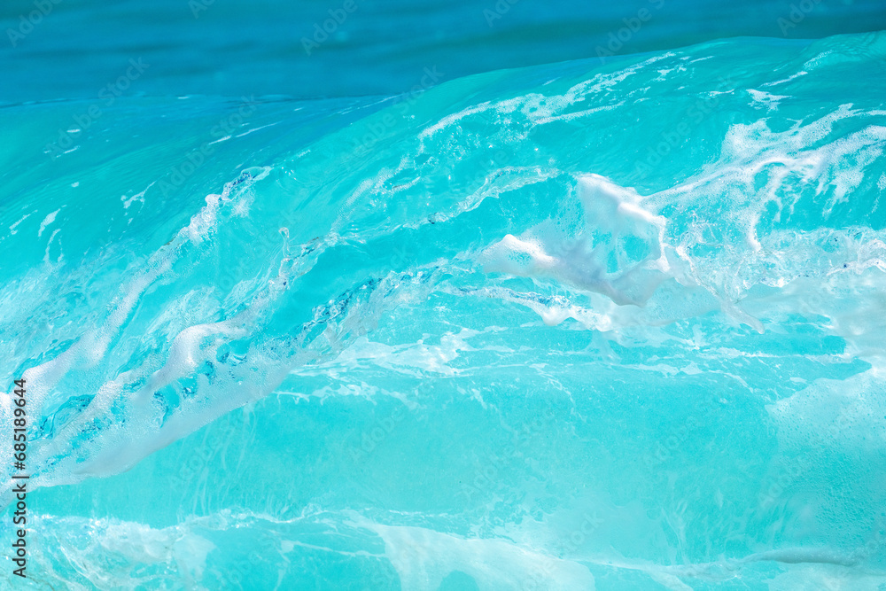 Fototapeta premium Cancun beach with white sand and blue waves