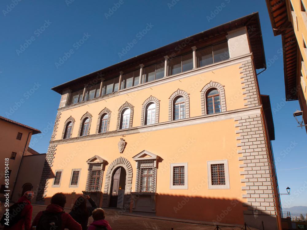 Italia, Toscana, Pisa, il paese di San Miniato. Palazzo Grifoni.