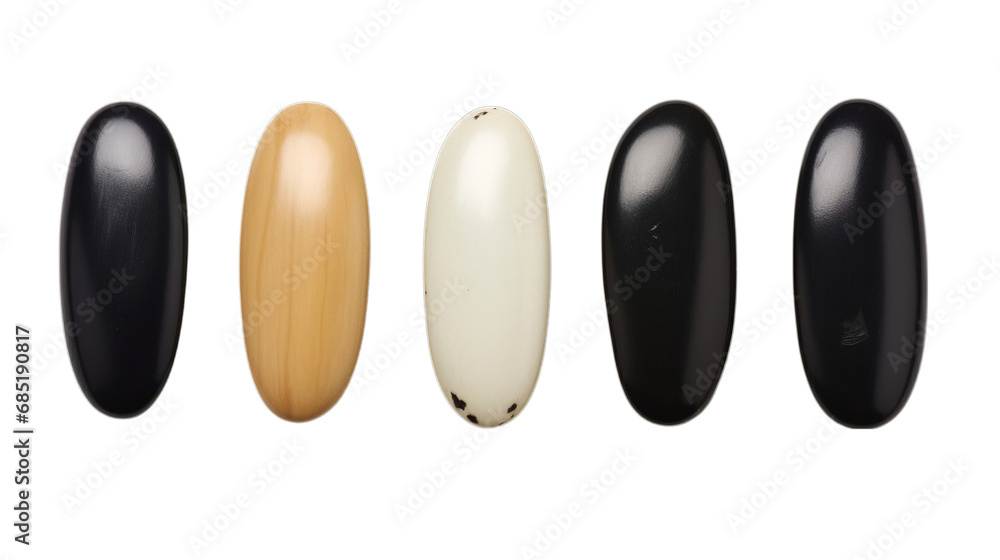 Five Surfboards in Various Shapes and Sizes Five Surfboards in Various Shapes and Sizes