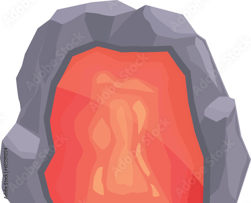 New dimension portal icon cartoon vector. Light neon door. Teleport ring