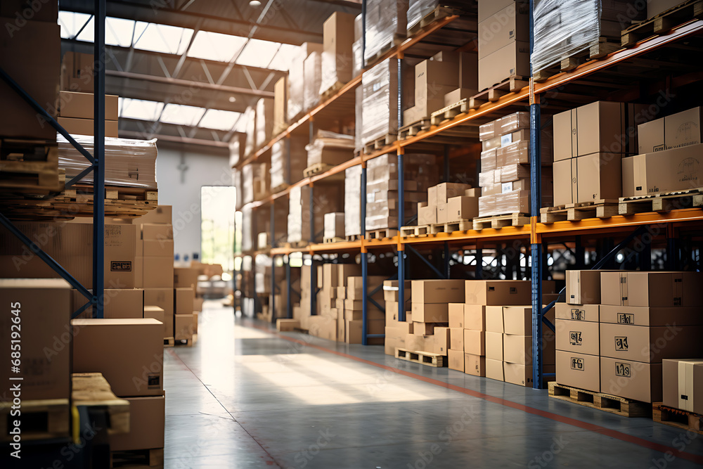 box in warehouse (AI Generated) box in warehouse (AI Generated)