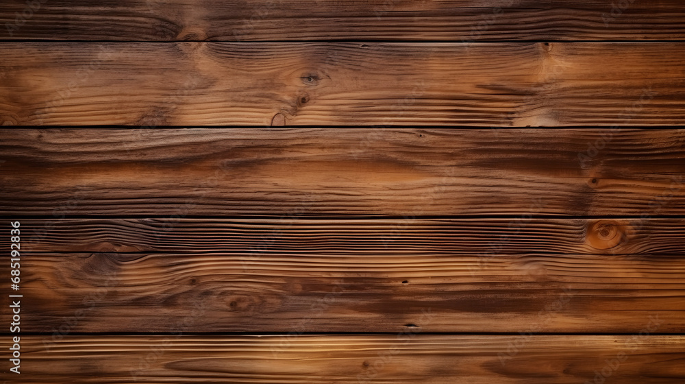 Fototapeta premium Brown wood texture. Abstract background texture. Generative AI.