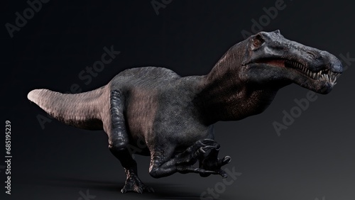 Suchomimus Tenerensis render of background. 3d rendering © racksuz