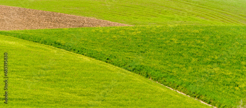 lucani countryside landscpe during the springtime, Basilicata, Italy © fruttuoso