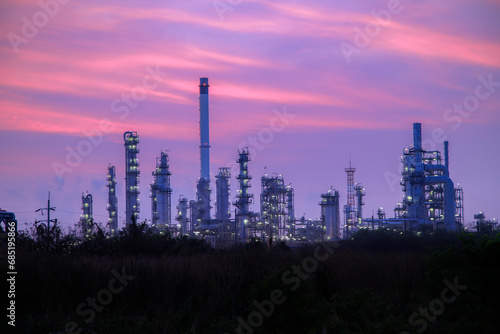 Oil and Gas Industrial zone The equipment of oil refining Close-up of industrial pipelines of an oil-refinery plant Detail of oil pipeline with valves in large oil refinery.