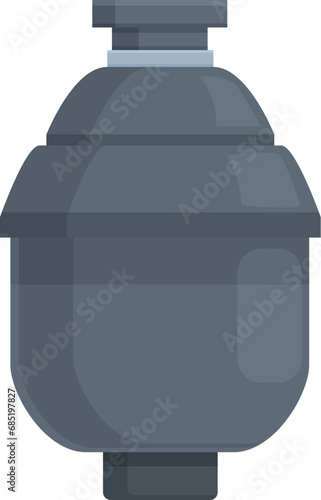 Food waste disposer container icon cartoon vector. Recycle bin separation. Sort box