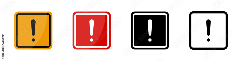 Caution icon. Hazard, warning icon set. Caution sign icons Caution icon. Hazard, warning icon set. Caution sign icons