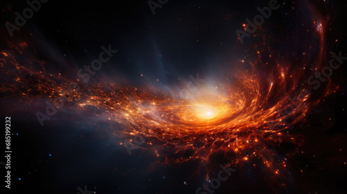 An alien galaxy in the universe