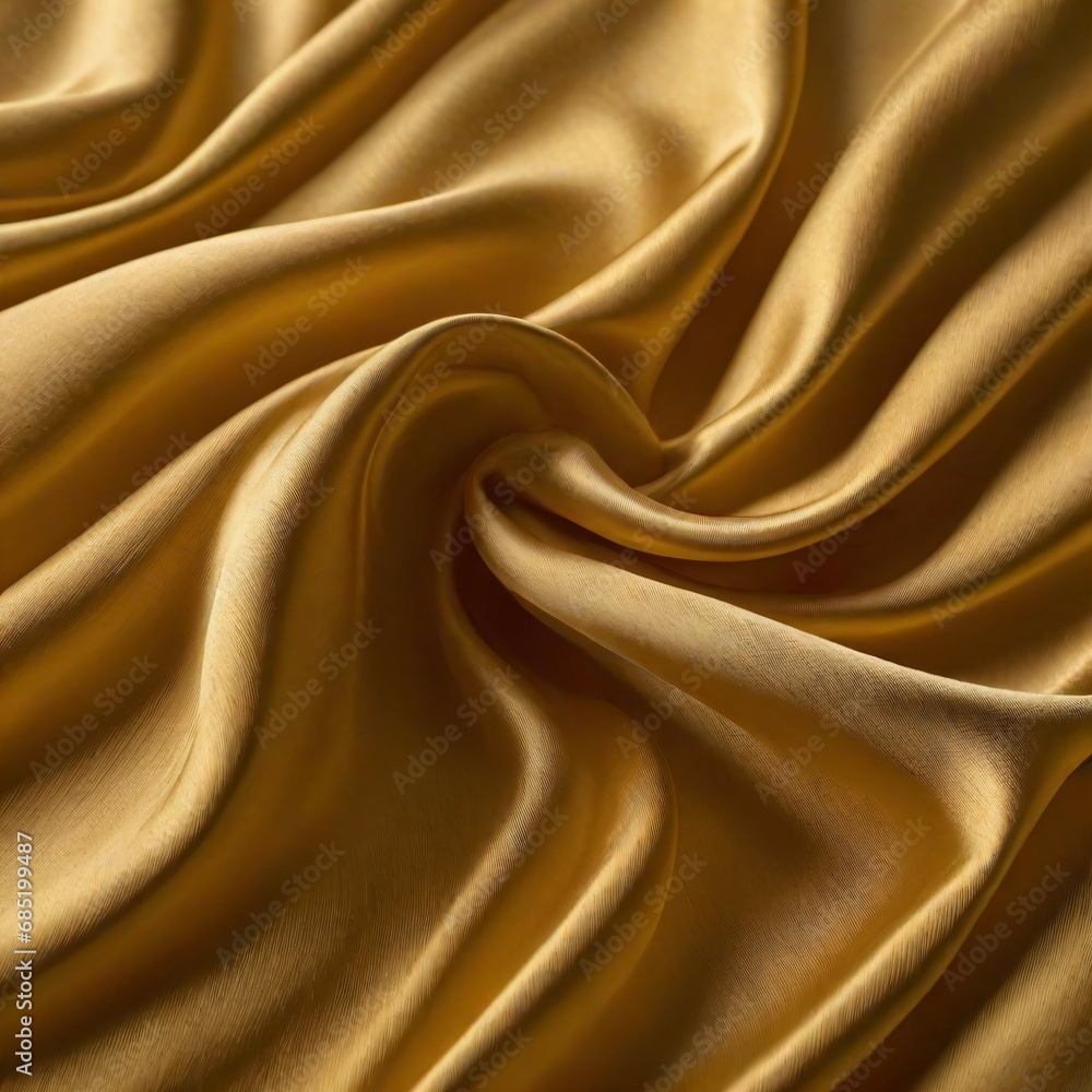 Obraz premium 6. A golden wave and silk background.