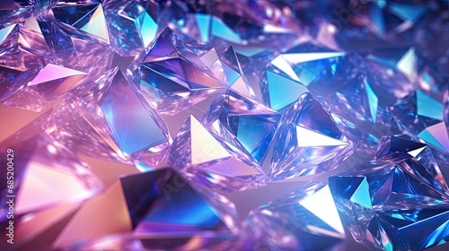 diamond holographic texture background 