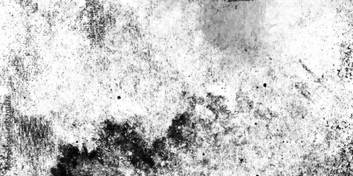 Abstract background with texture of a concrete wall with cracks .Modern design with old black and white grunge background .this texture for make poster, banner, font etc .paper texture design .	 photo