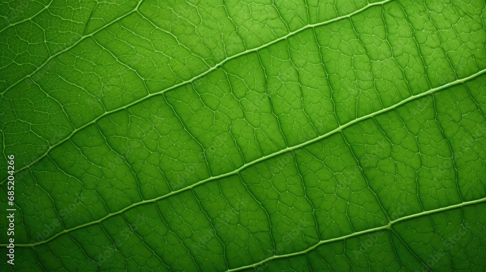 Close-up of a green leaf, structure and texture background with place for text. Concept of eco-friendly, ecology and healthy environment Close-up of a green leaf, structure and texture background with place for text. Concept of eco-friendly, ecology and healthy environment