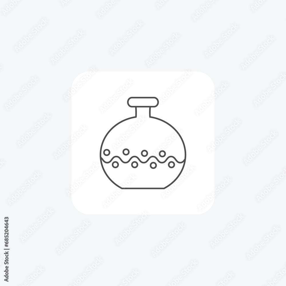 Clay, Sculpting Material, thin line icon, grey outline icon, pixel perfect icon Clay, Sculpting Material, thin line icon, grey outline icon, pixel perfect icon
