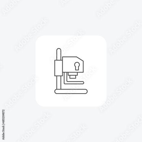 Darkroom, Photography,  thin line icon, grey outline icon, pixel perfect icon
