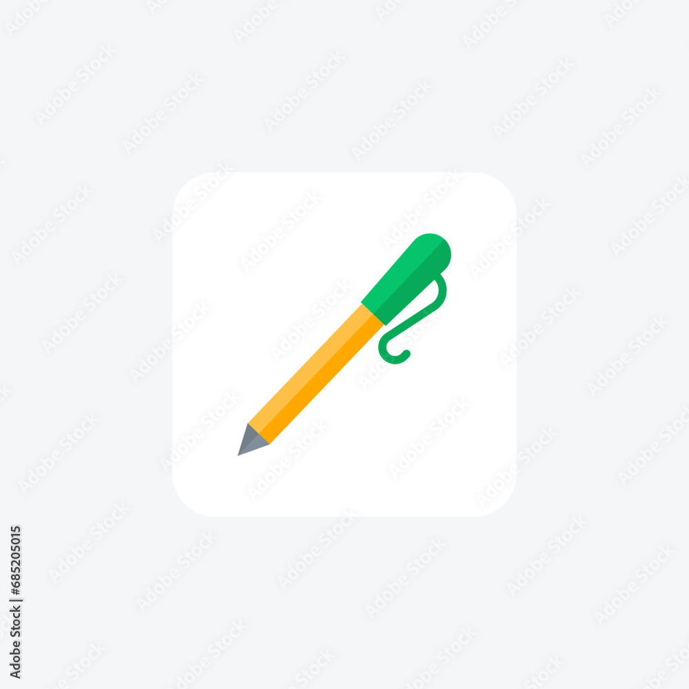 Writing, Pen, Stationery, Ink, flat color icon, pixel perfect icon Writing, Pen, Stationery, Ink, flat color icon, pixel perfect icon