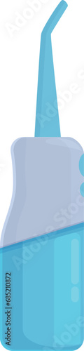 Oral teeth irrigator icon cartoon vector. Home clean tooth. Dental tech