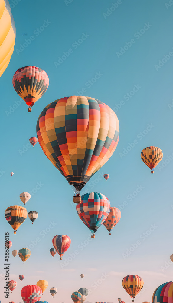 Fototapeta premium Hot Air Balloons
