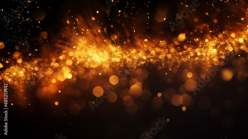 fire embers abstract background with dynamic particles