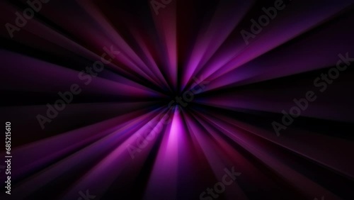 Abstract VJ loop center pink blue light shine ray speed radial zoom for technology and communication vj background. Speed of blue pink light, neon glowing rays in motion. 