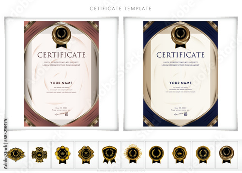 賞状１８０　certificate　award　表彰状　celebration