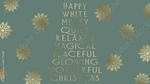 Weihnachtshintergrund FHD gold