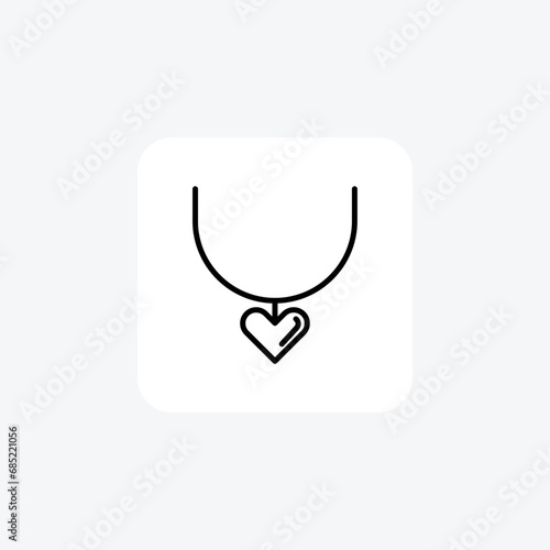 Free Download Necklace, Jewelry, Line Icon, Outline icon, vector icon, pixel perfect icon - GFXLoad