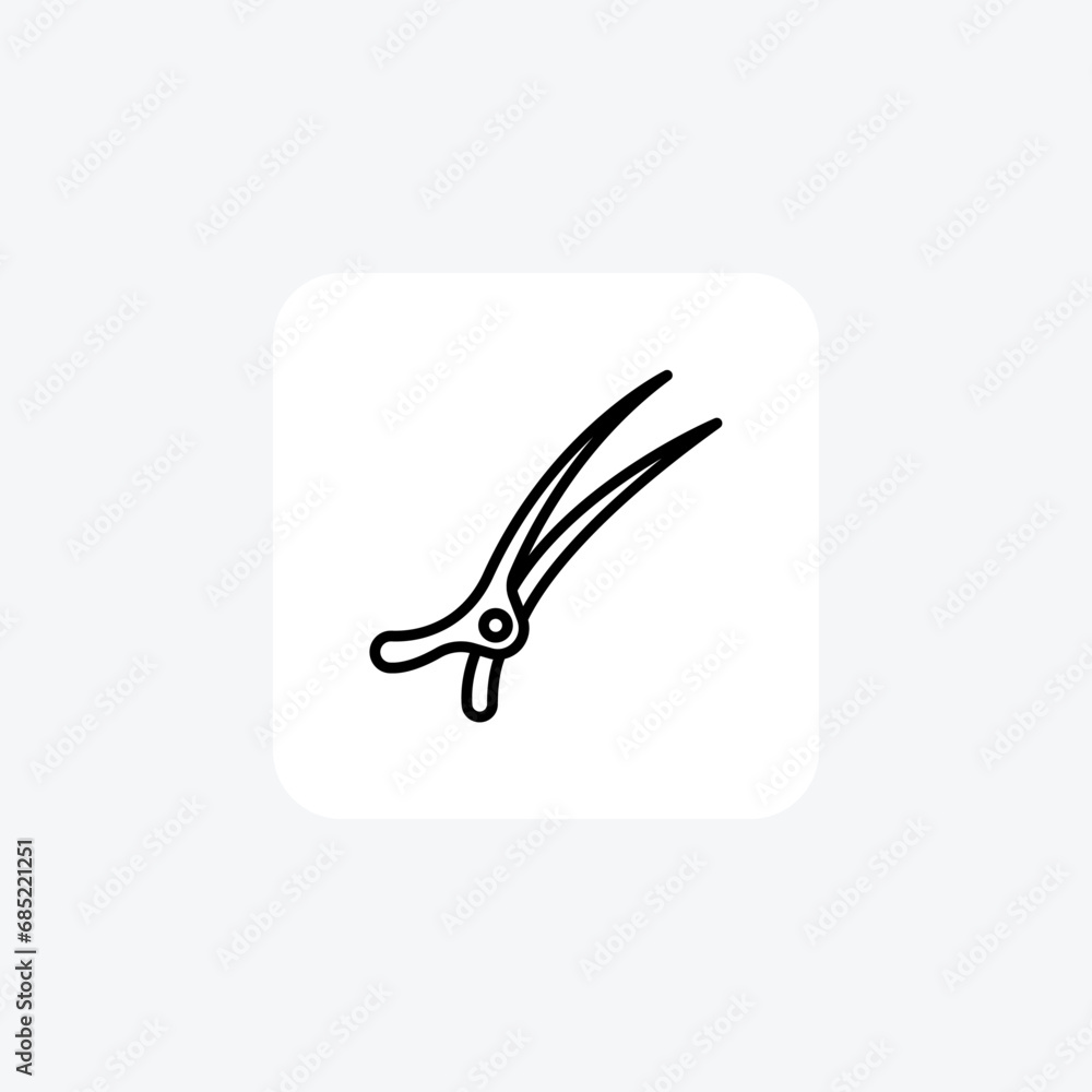 Hair Accessories, Hair Care, Line Icon, Outline icon, vector icon, pixel perfect icon Hair Accessories, Hair Care, Line Icon, Outline icon, vector icon, pixel perfect icon