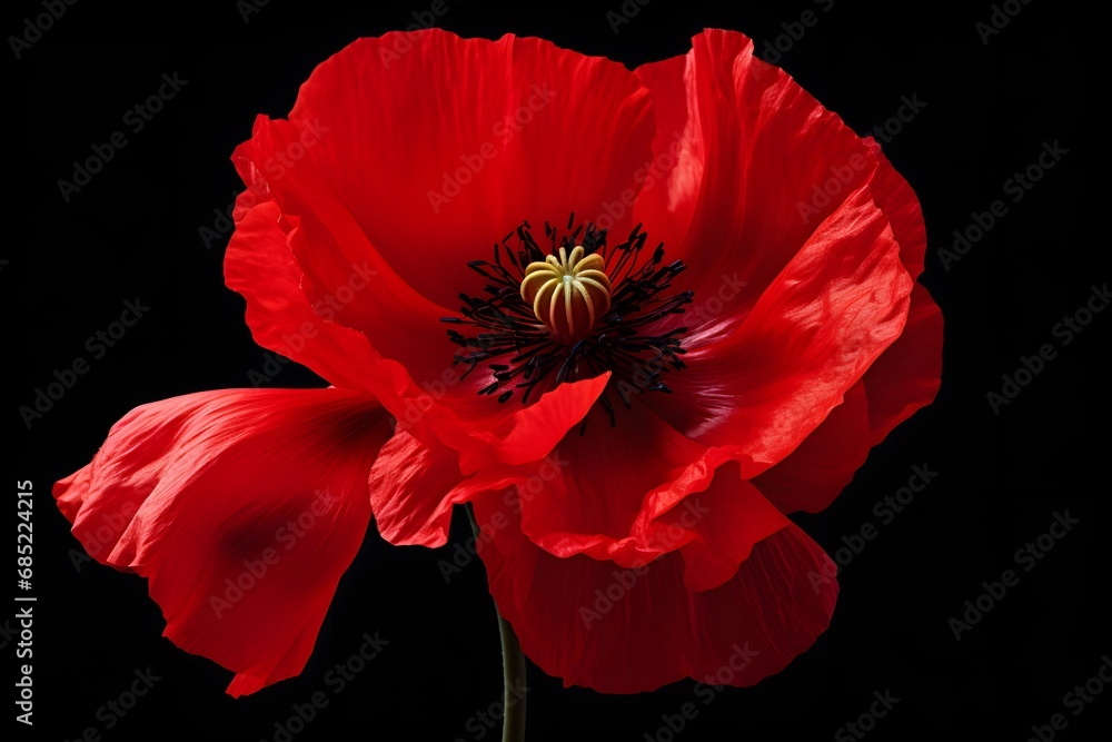 Vibrant Red Flower in Elegant Vase on Wooden Table - Beautiful Home Decor and Nature Concept Generative AI Vibrant Red Flower in Elegant Vase on Wooden Table - Beautiful Home Decor and Nature Concept Generative AI