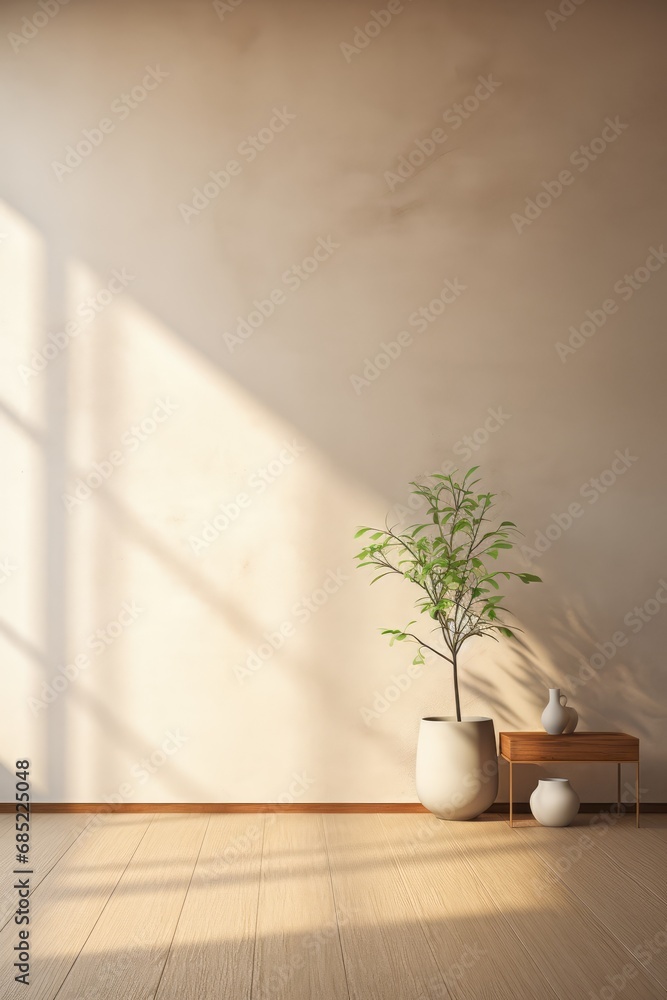 Modern minimalist interior design - AI Generated Modern minimalist interior design - AI Generated