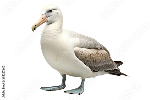 Albatross Ocean Skimmer Extraordinaire on a White or Clear Surface PNG Transparent Background photo