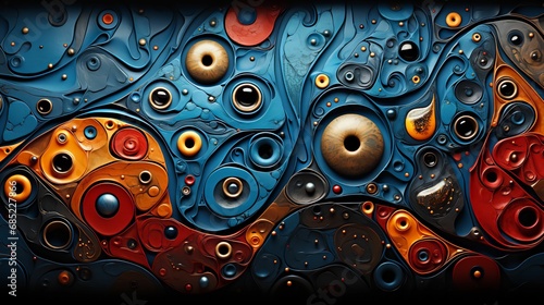 abstract background with circles