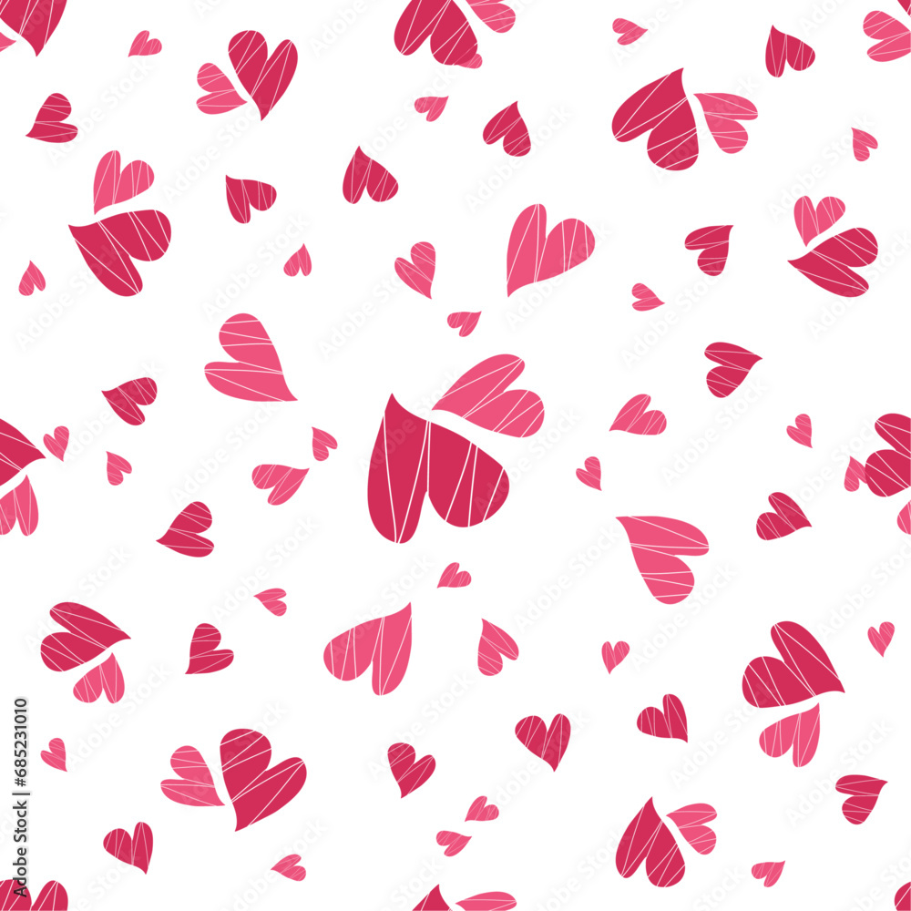 seamless background with hearts seamless background with hearts